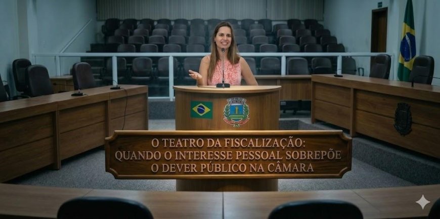 O teatro da fiscalização: Quando o interesse pessoal sobrepõe o dever público na Câmara