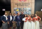 Grupo Xiru do CTG Querência da Saudade recebe voto de congratulações da Câmara Municipal