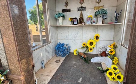 Absurdo: Família denuncia furto de porta de túmulo no Cemitério Cristo Rei, em Ponta Porã