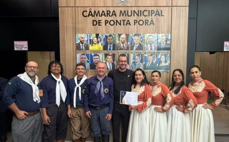 Grupo Xiru do CTG Querência da Saudade recebe voto de congratulações da Câmara Municipal