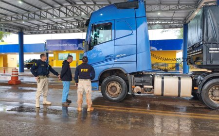 Receptação e roubo de  carga: Homem é preso pela PRF transportando carreta roubada após sequestro de caminhoneiro