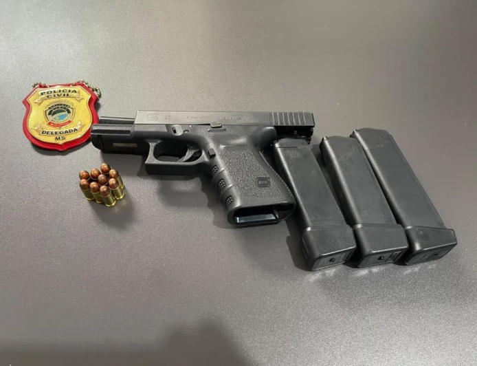 Operação ‘Cessar Fogo’:  Apreende arma e munições para proteger mulheres em Bataguassu