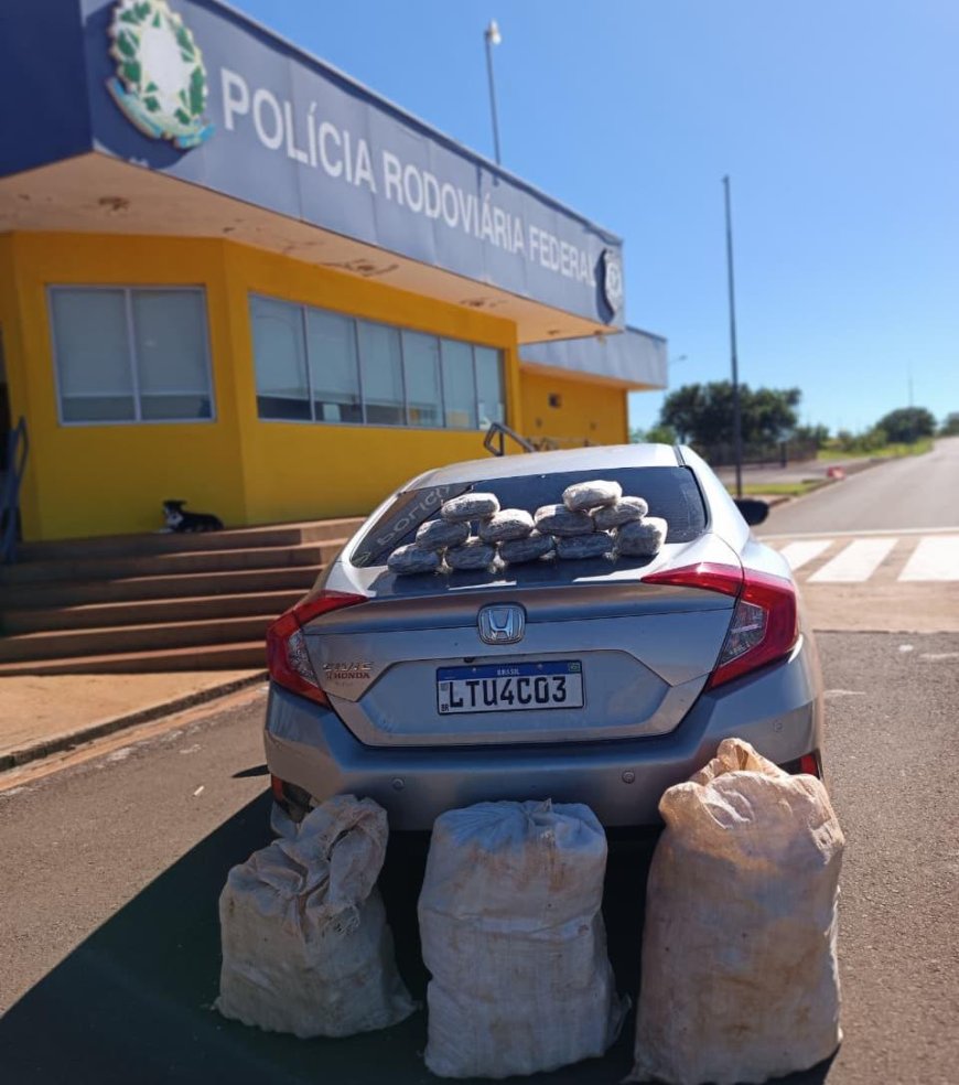 Combate: Mulher é presa transportando drogas na MS-156 e viajava acompanhada da filha adolescente