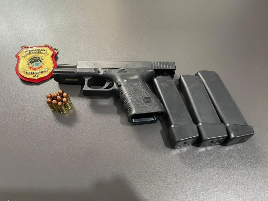 Operação ‘Cessar Fogo’:  Apreende arma e munições para proteger mulheres em Bataguassu