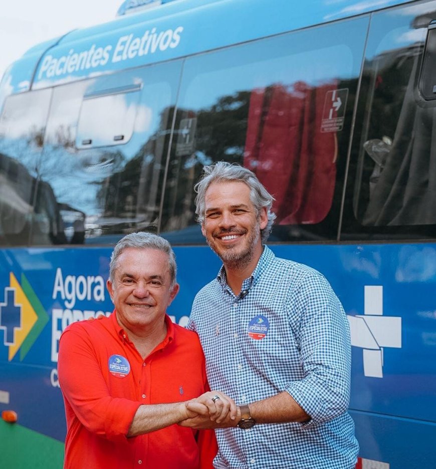 Governo Lula entrega 29 novos micro-ônibus da saúde para municípios do interior de Mato Grosso do Sul