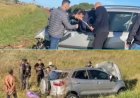 BR-463: Vítimas são identificadas após colisão frontal entre EcoSport e Zafira