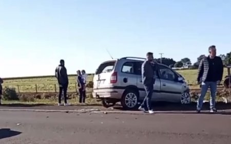 Acidente: Colisão frontal na BR-463 deixa três mortos em Ponta Porã