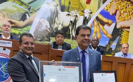 Senador Nelsinho Trad recebe Título de Cidadão Itaporanense