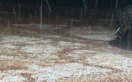 Chuva forte acompanhada de granizo atinge região entre Nova Itamarati e Itahum