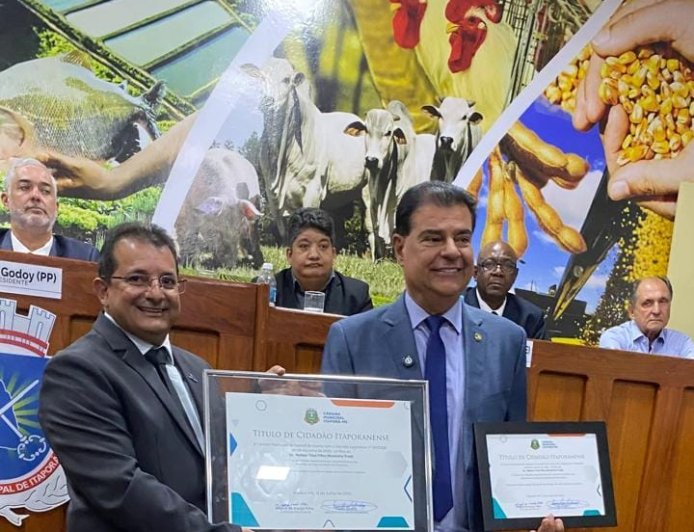 Senador Nelsinho Trad recebe Título de Cidadão Itaporanense