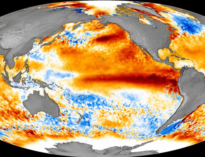 Aquecimento do Oceano Pacífico: Modelos climáticos indicam possível Super El Niño no fim de 2026