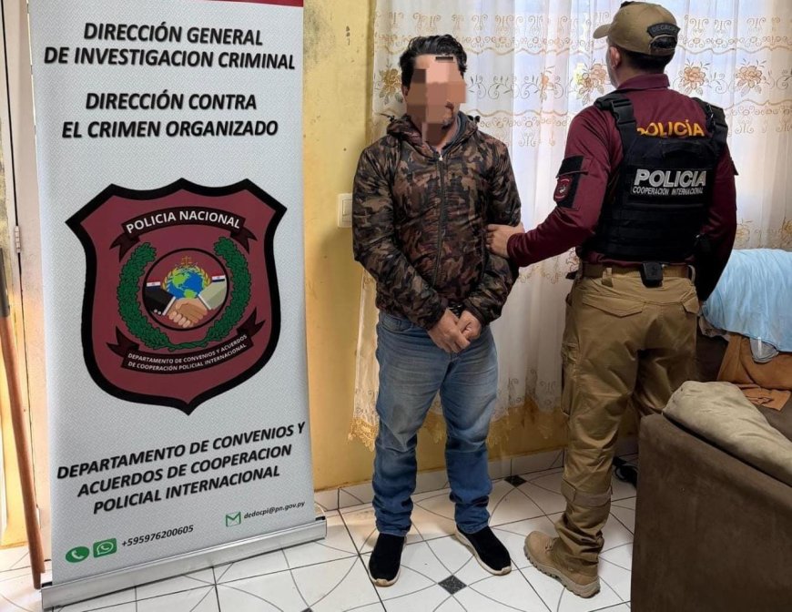Brasileiro condenado a 15 anos de prisão é preso em Pedro Juan Caballero