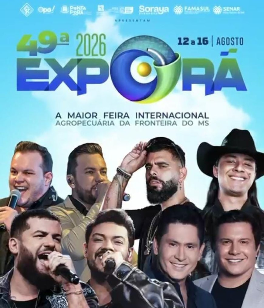 EXPORÃ 2026 terá portões abertos e reforça papel como vitrine do agronegócio na fronteira