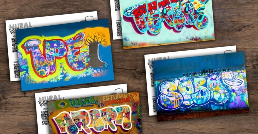 Arte: Projeto de arte urbana transforma memórias das comunidades de Campo Grande em murais colaborativos e cartões-postais