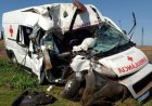 Ambulância da Secretaria de Saúde de Caarapó fica destruída após colisão  na BR-163