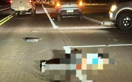 URGENTE: Mulher morre atropelada na BR-463, em Ponta Porã