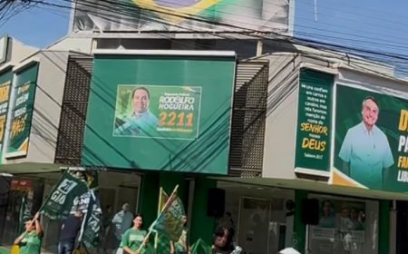 Imagem de Bolsonaro em comitê de Rodolfo Nogueira é denunciada por petista