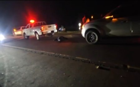 Acidente deixa duas pessoas mortas e uma ferida na rodovia PY-05, em Pedro Juan Caballero