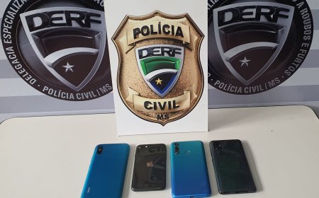 Operação última chamada: Polícia começa a devolver 212 celulares recuperados em MS neste domingo