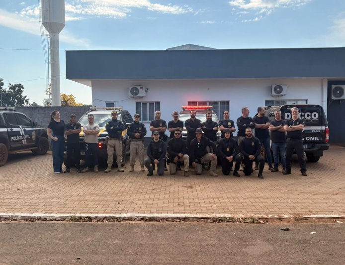 Brasilândia/MS: Forças de segurança apreendem cerca de 25 veículos e prendem 16 pessoas durante operação "Comboio" de repressão ao crime organizado e crimes transfronteiriços