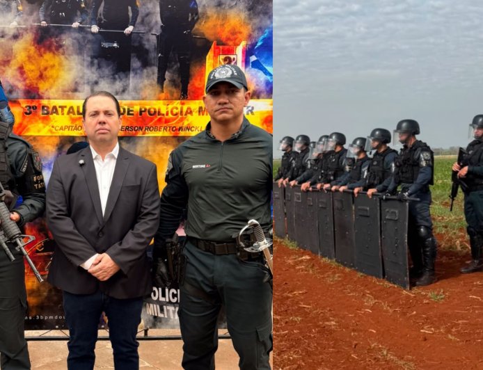 Rodolfo Nogueira apresenta moção a policiais que colocaram a vida em risco diante de invasão em Dourados