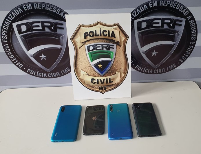 Operação última chamada: Polícia começa a devolver 212 celulares recuperados em MS neste domingo