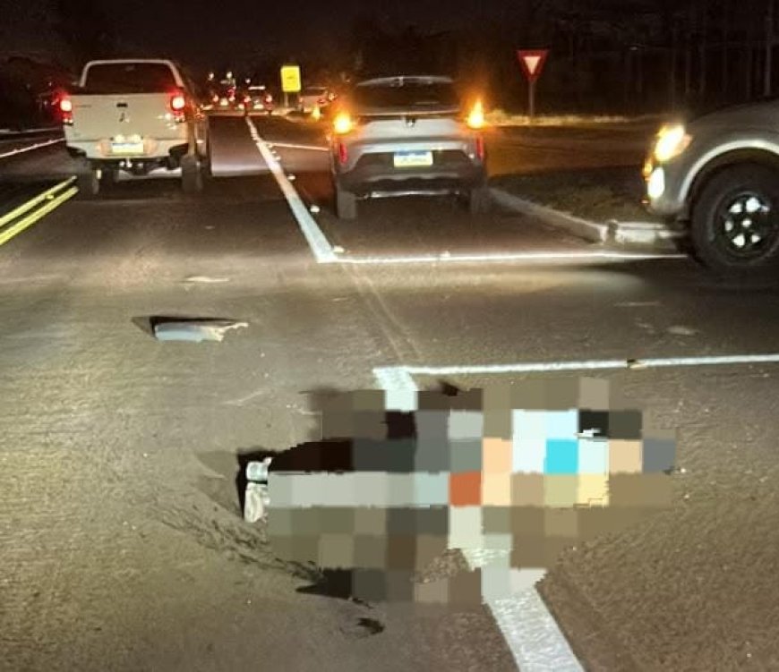 URGENTE: Mulher morre atropelada na BR-463, em Ponta Porã