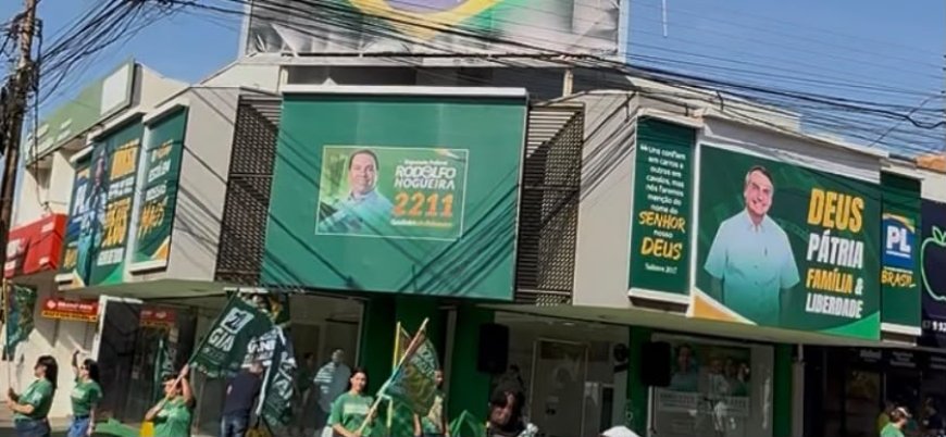 Imagem de Bolsonaro em comitê de Rodolfo Nogueira é denunciada por petista
