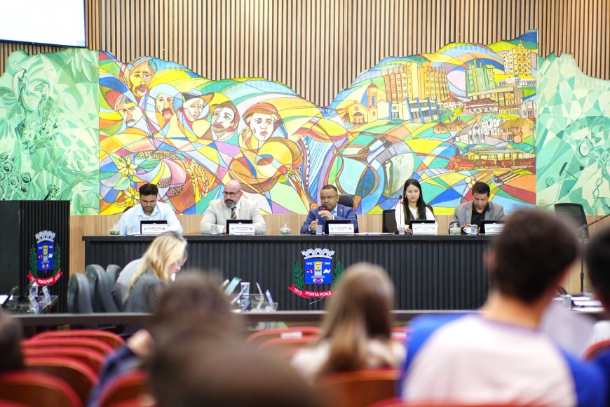 Câmara de Ponta Porã atinge 700 Indicações  em 2026 e recebe visita de estudantes