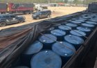 Corumbá: Fiscalização na fronteira apreende 15 toneladas de químico utilizado na fabricação de cocaína