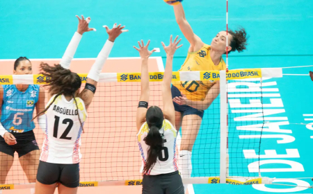 Competição: Brasil supera Venezuela em estreia no Sul-Americano de vôlei feminino