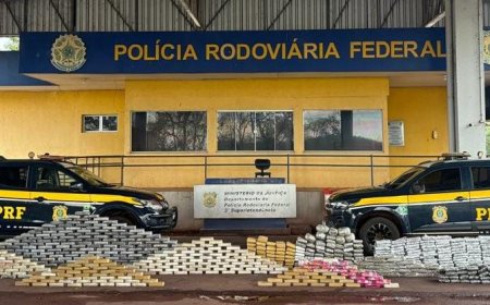Miranda: PRF apreende quase 1 tonelada de drogas escondida em carga de minério em MS