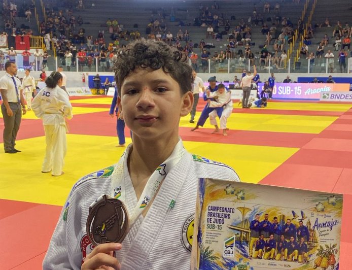 Pontaporanense Nicolas Villalba conquista bronze na Copa Minas de Judô Nicolas agora mira o Pan-Americano no México
