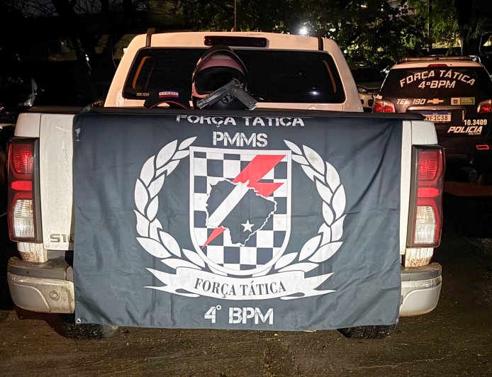 Força Tática de Ponta Porã recupera caminhonete roubada minutos após o crime