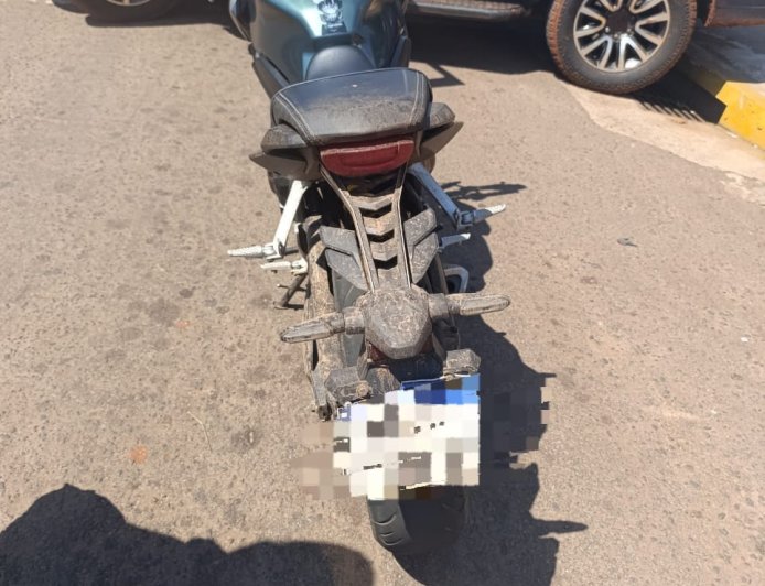 Polícia Militar de Ponta Porã apreende motocicleta com indícios de clonagem e conduz homem à Delegacia