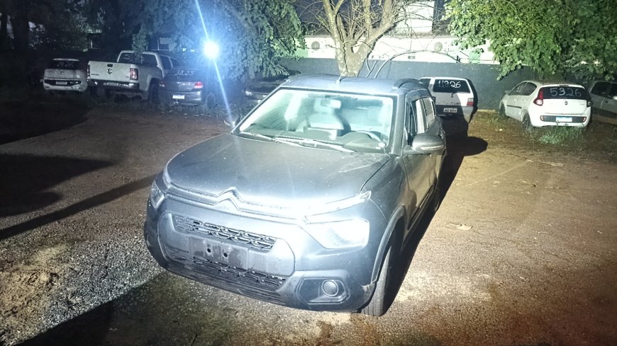 Polícia Militar recupera veículo roubado em Ponta Porã