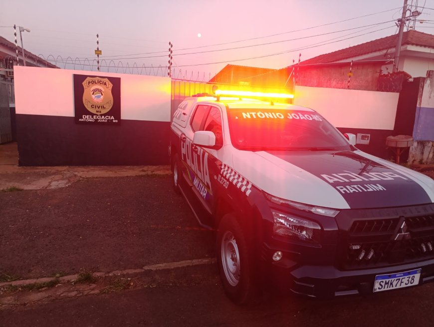 Polícia Militar prende homem por violência doméstica e cumpre mandado de prisão em Antônio João