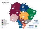 Mais de 40 mm de chuva em 24 horas: Segunda-feira tem previsão de chuva forte e ventos de até 70 km/h em MS