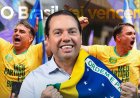 Focado na eleição de Flávio Bolsonaro, Rodolfo Nogueira promoveu adesivaço em Dourados