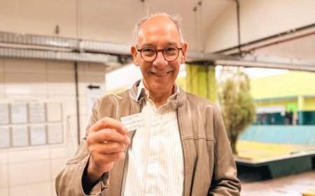 Hélio Peluffo vota em Ponta Porã e demonstra otimismo rumo à ALEMS