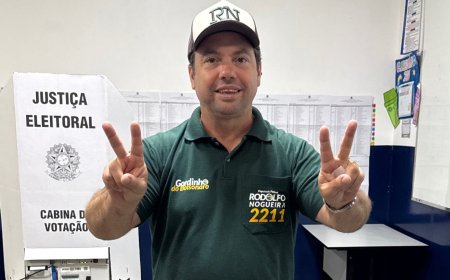 Rodolfo Nogueira vota em Dourados e afirma que vai trabalhar para “resgatar o Brasil”