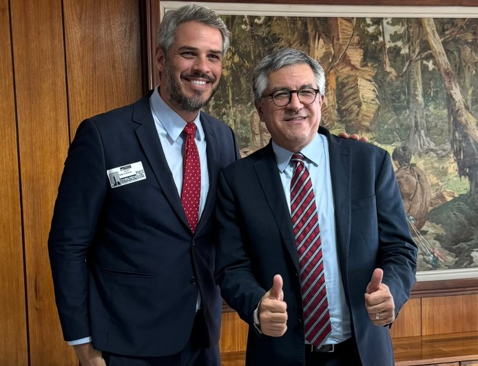 Ministro Alexandre Padilha declara apoio a Tiago Botelho na disputa pela Assembleia de MS