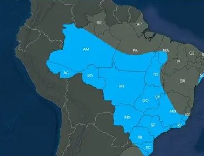 Possibilidade: Frente fria aumenta chance de chuva em MS no domingo de eleição