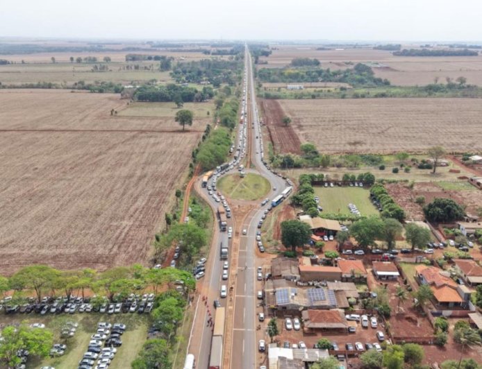Peregrinos: Romaria reúne 20 mil fiéis e terá operação especial na BR-163 em Dourados