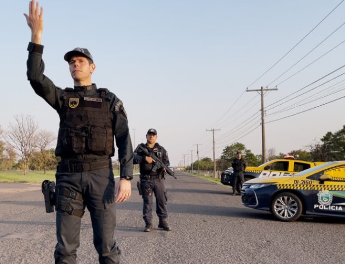 Operação mobiliza cerca de 90 policiais e 18 viaturas: MS reforça policiamento nas rodovias durante o feriado da Padroeira