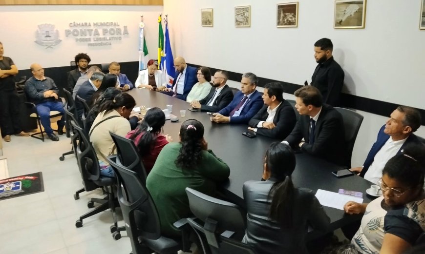 Câmara de Ponta Porã recebe mães de alunos e debate  melhorias no transporte escolar do Nova Itamarati