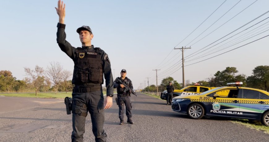 Operação mobiliza cerca de 90 policiais e 18 viaturas: MS reforça policiamento nas rodovias durante o feriado da Padroeira