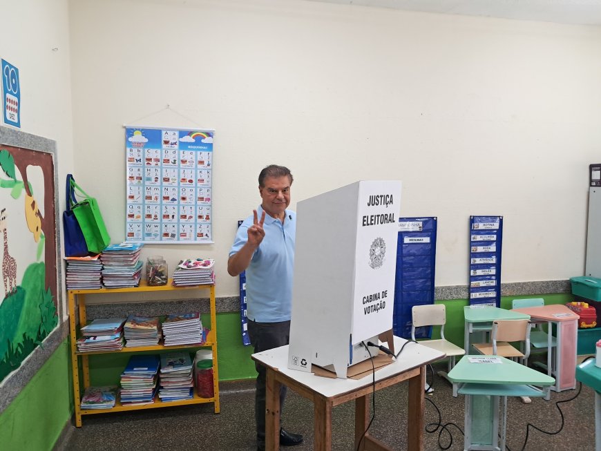 Senador Nelsinho Trad vota em Campo Grande e defende respeito ao resultado das urnas e pacificação do Brasil