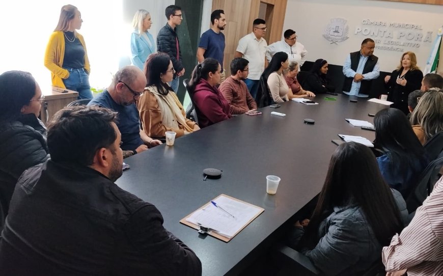 Jelson Bernabé promove reuniões semanais com servidores e assessores para aprimorar os serviços da Câmara Municipal de Ponta Porã